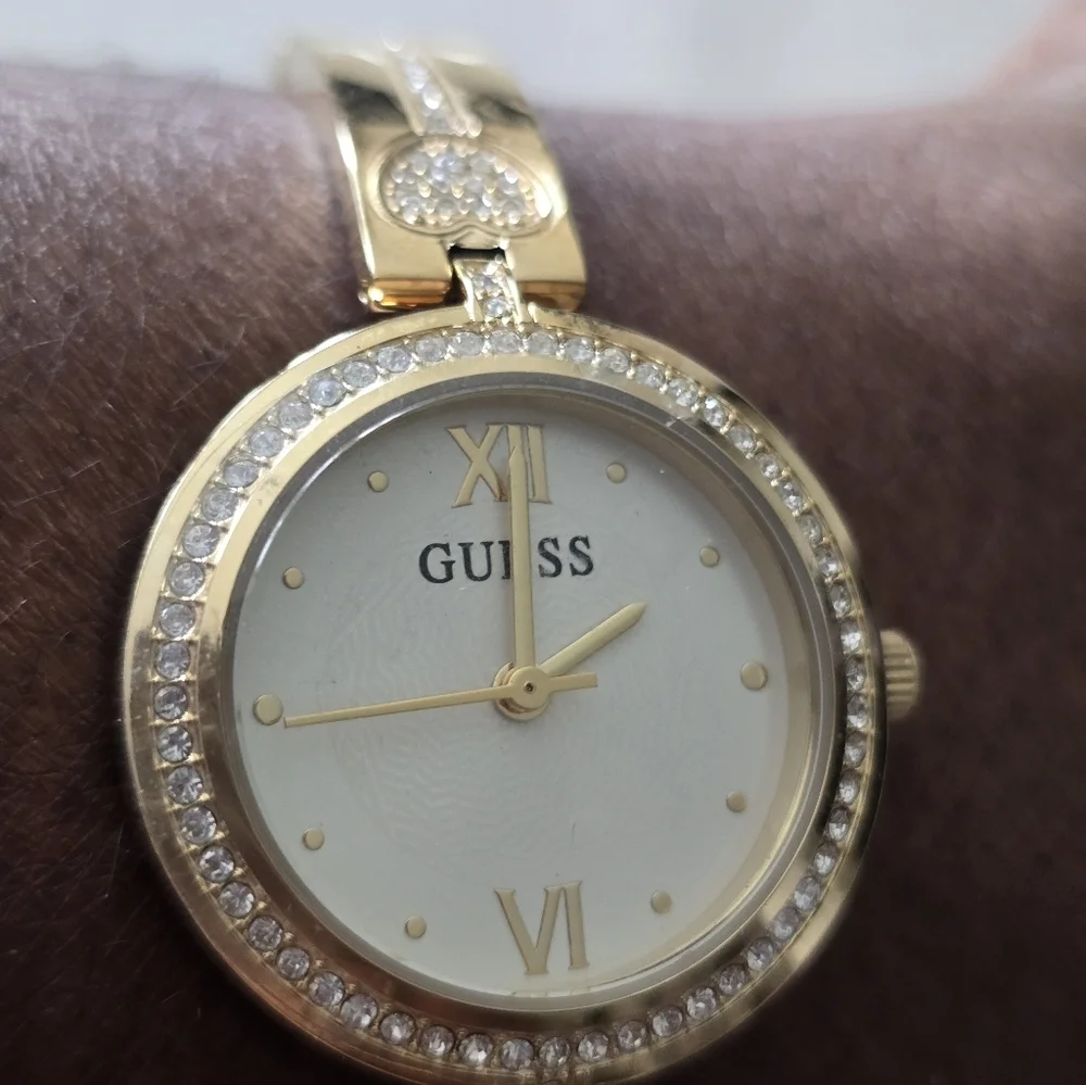 Women's Analog Gold-Tone Stainless Steel Watch 27mm Women New
